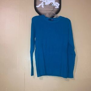 Greenish blue sweater